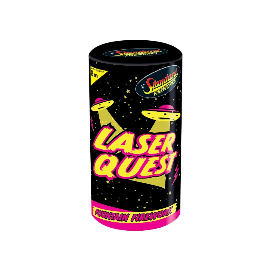 Black Cat Fireworks Laserquest Fountain- £10.00