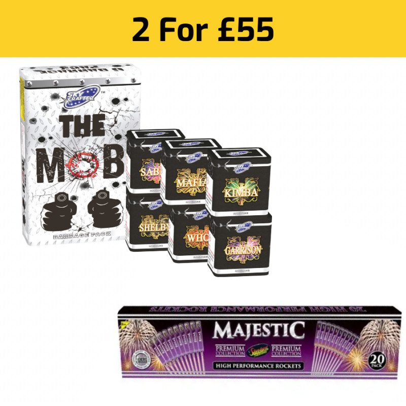  2 for £55- The Mob and Majestic